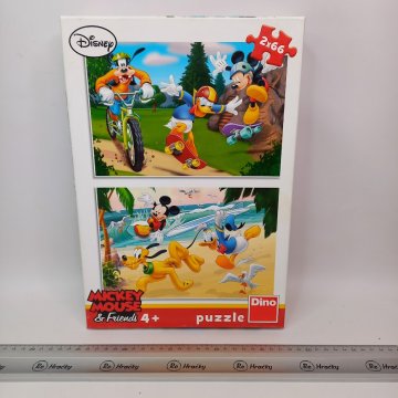 Puzzle Mickey mouse a přátelé 2x66ks
