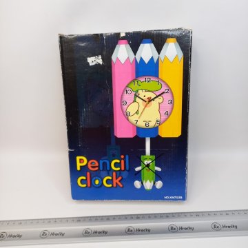 Pencil clock bez kyvadla