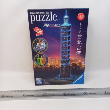 3D puzzle night edition Taipei 101, 213ks